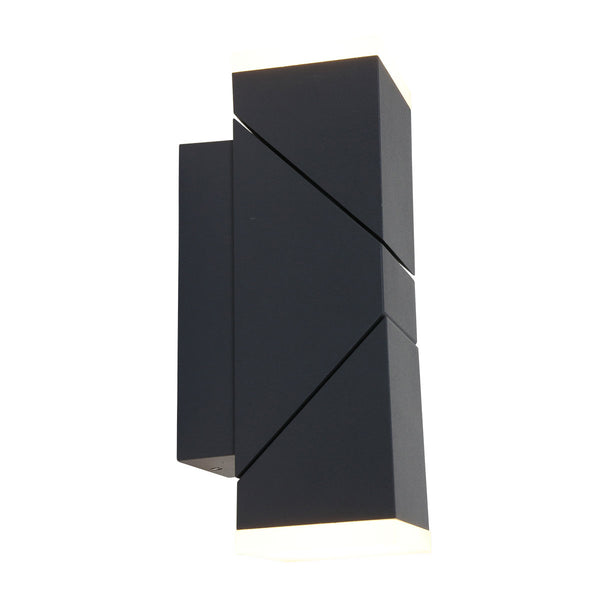 vtwonen Steinhauer buitenlamp 1507zw - 2 lichts - 22x 6.5 cm - zwart