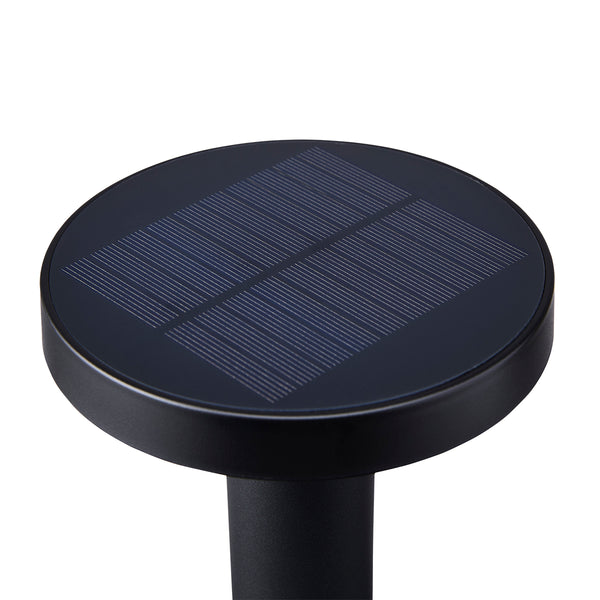 Vtwonen Tafellamp Zwart Solar Voor Buiten – Oplaadbaar – Werkt Op Zonne-energie