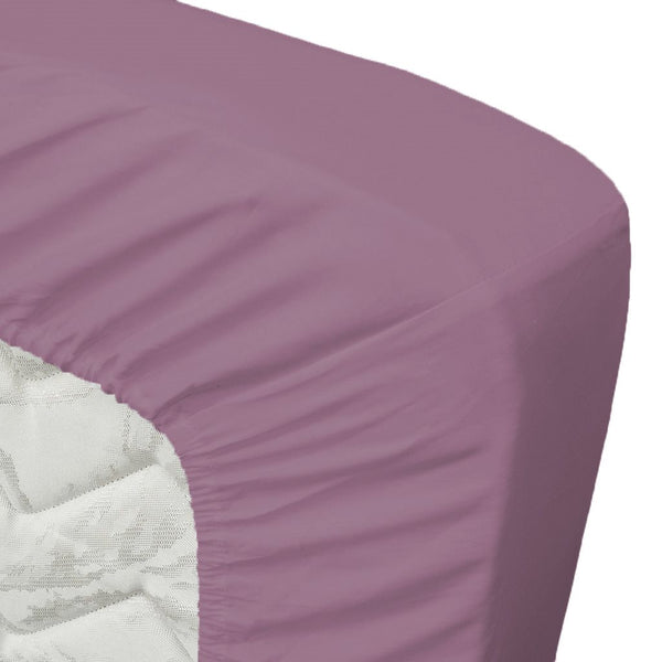 Vtwonen Ten Cate Hoeslaken - 100% Katoensatijn -140x200 - Paars