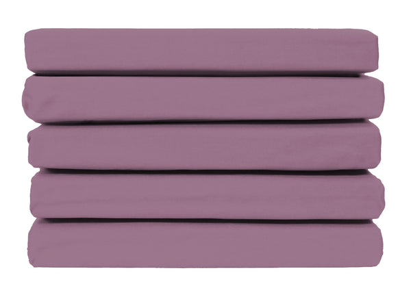 Vtwonen Ten Cate Hoeslaken - 100% Katoensatijn -180x200 - Paars