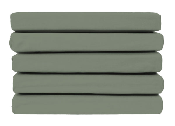 Vtwonen Ten Cate Hoeslaken - 100% Katoensatijn - 90x220 - Groen