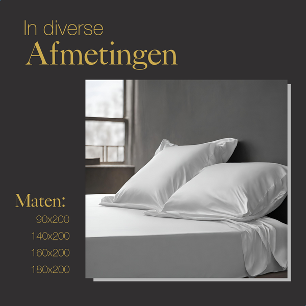 Vtwonen Ten Cate Premium - Hoeslaken - 140x200 - 100% Katoen Satijn - Wit