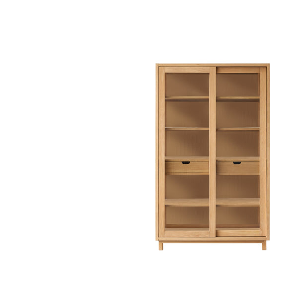 vtwonen Tikamoon Adel - Massief eikenhouten servieskast - Naturel