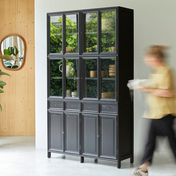 Vtwonen Tikamoon Anna - Mindihouten Servieskast - Zwart