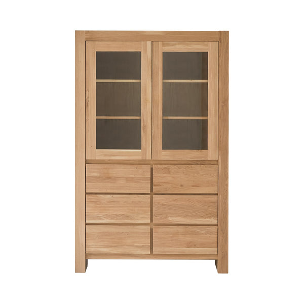 vtwonen Tikamoon Eden - Massief eikenhouten servieskast - Naturel