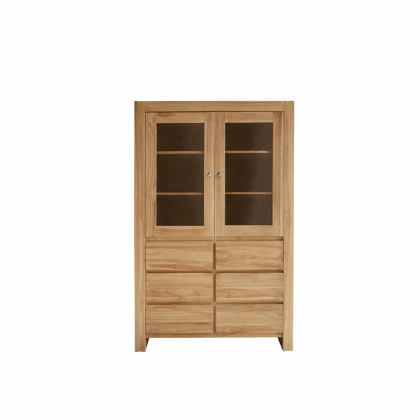 vtwonen Tikamoon Eden - Massief teakhouten servieskast - Naturel