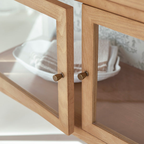 Vtwonen Tikamoon Eiken Vitrinekast 110 Tana - Naturel