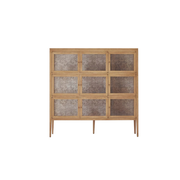 vtwonen Tikamoon Eiken vitrinekast 160 Tana - Naturel