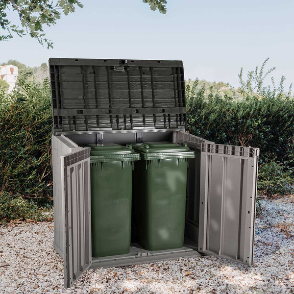 Vtwonen Toomax Opbergbox Stora Way - Taupe Donkergrijs 842 Liter