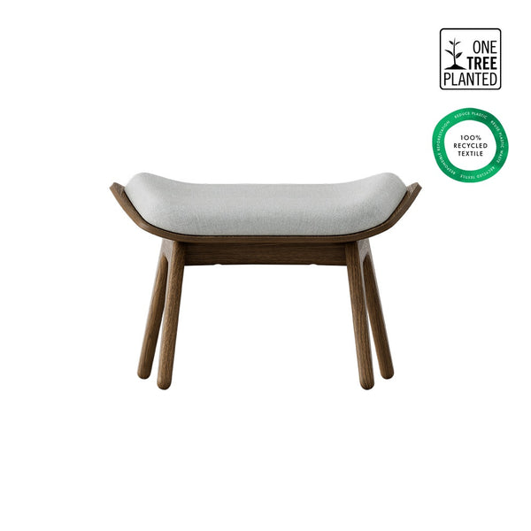 Vtwonen Umage The Reader Ottoman Voetenbank Donker Eiken - Sterling