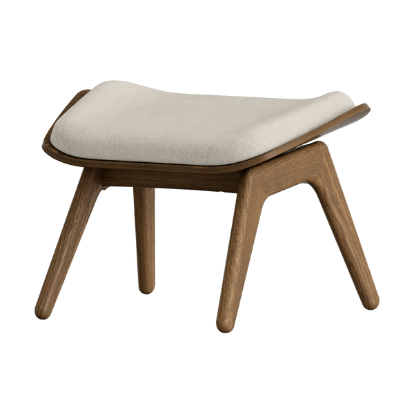 vtwonen Umage The Reader Ottoman Voetenbank Donker Eiken - White Sands