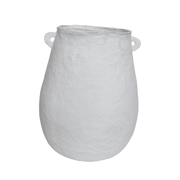 vtwonen Urban Nature Culture decoratieve pot Orecchi White - Ø 34x45cm
