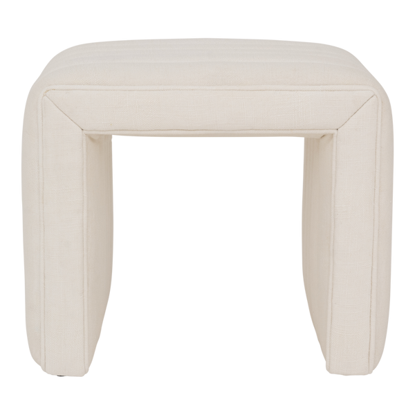 vtwonen Urban Nature Culture poef Lyne Off White - 46 * 35 * 38 CM