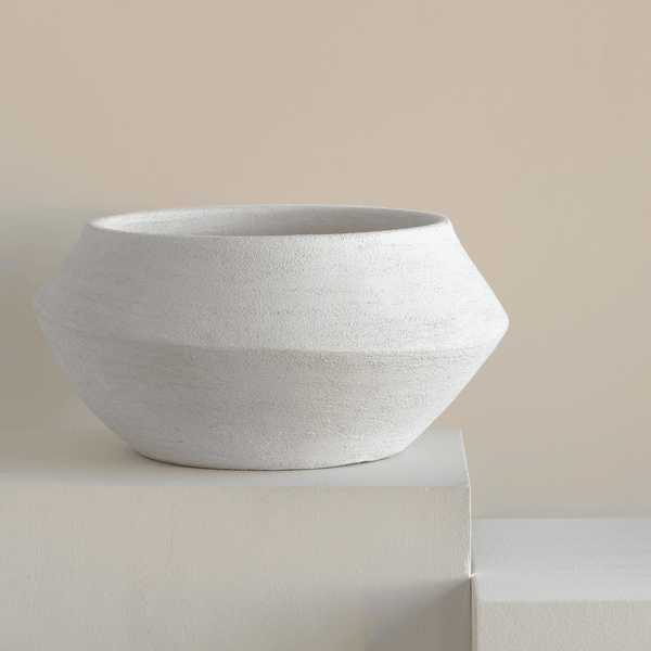 Vtwonen Urban Nature Culture Pot Gia White - Ø 38x22cm