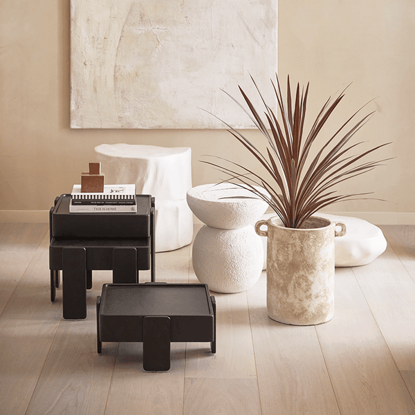 Vtwonen Urban Nature Culture Pot Jord Almond Milk - Ø 27x38x38cm