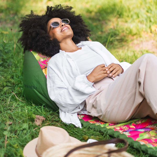 Vtwonen Besarto - Relaxmatras - Happy Fish Yellow Lila