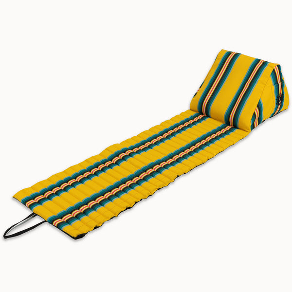 vtwonen Besarto - Relaxmatras - Sunrise Stripe Yellow