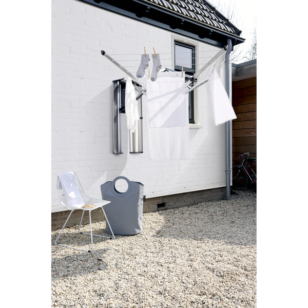 Vtwonen Brabantia Wanddroogrek - 24M - Metallic Grey