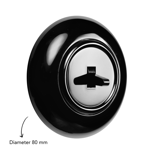 Vtwonen De Oude Schakelaar Dimmer - Zwart - Rond