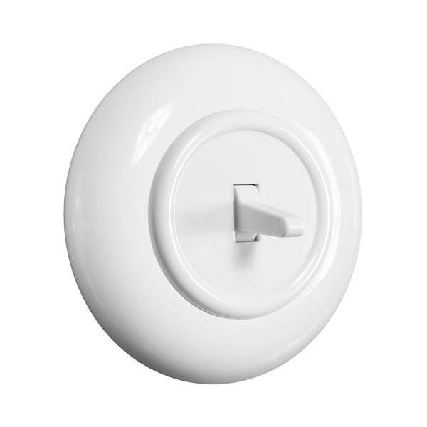 vtwonen De Oude Schakelaar schakelaar - wit - rond