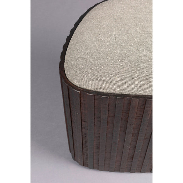 Vtwonen Dutchbone Bay Opbergpoef - Bruin