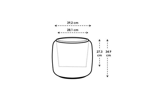 Vtwonen Elho Amber Beads Small Beige - Ø39cm