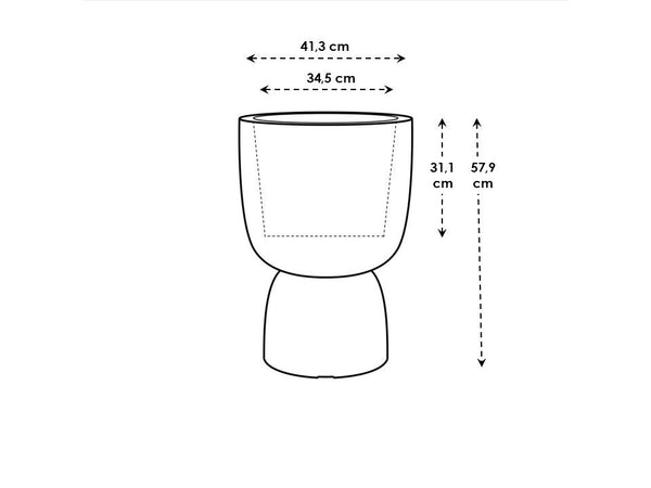 Vtwonen Elho Amber Coupe Bruin - Ø41cm