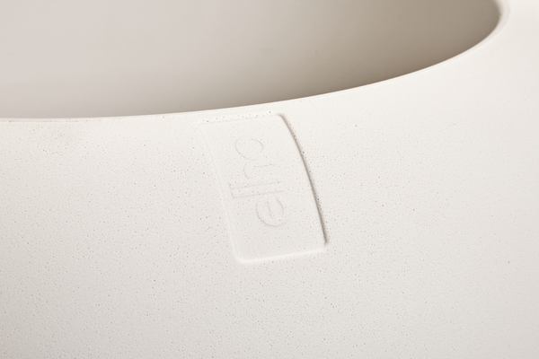 Vtwonen Elho Amber Roll Low Wit - Ø43cm