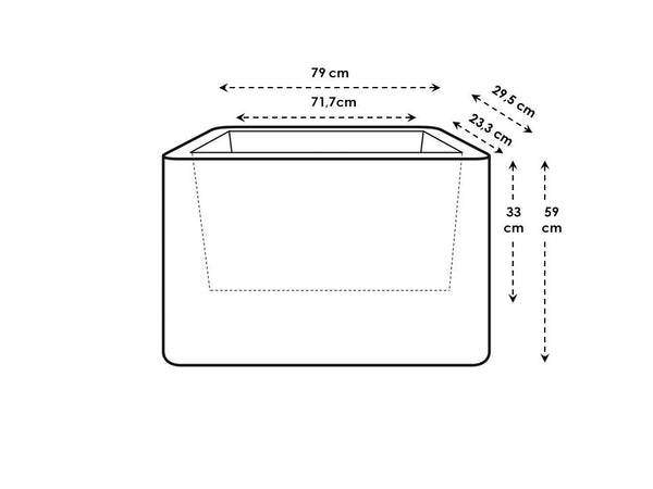 Vtwonen Elho June Brick Divider Beige