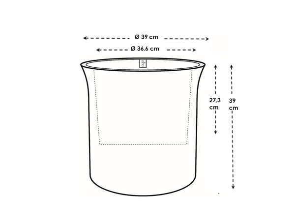Vtwonen Elho June Tulip Paars - Ø39cm