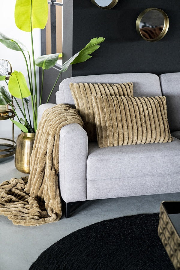 Vtwonen FurniLux Plaid Wuzzy - Goud - 140x170cm