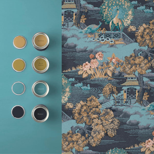 Vtwonen Graham & Brown Vliesbehang Edo Toile Navy