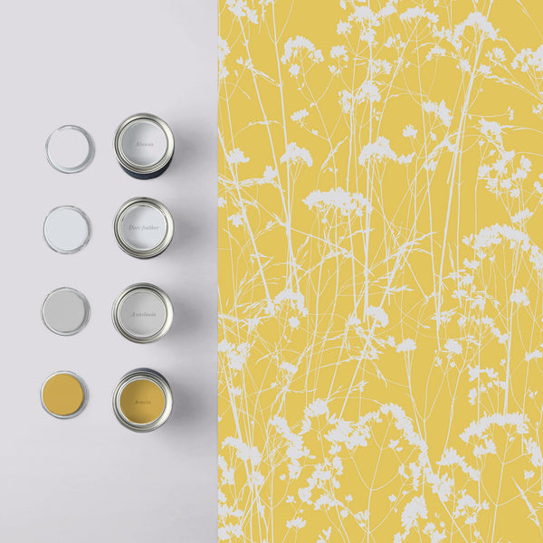 Vtwonen Graham & Brown Vliesbehang Grace Summer Geel