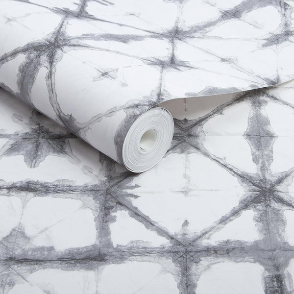 Vtwonen Graham & Brown Vliesbehang Indigo Grey Grijs