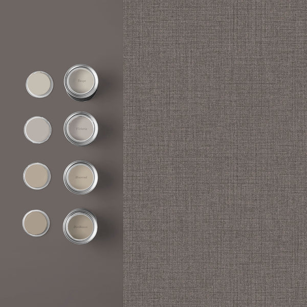 Vtwonen Graham & Brown Vliesbehang Linen Bruin