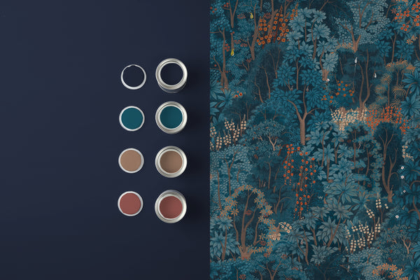 Vtwonen Graham & Brown Vliesbehang New Eden Navy