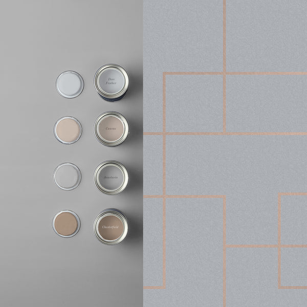 Vtwonen Graham & Brown Vliesbehang Primo Grey Grijs