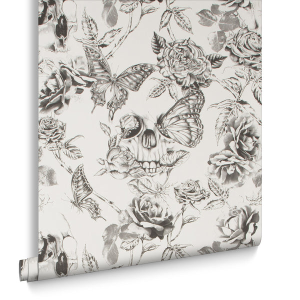 vtwonen Graham & Brown vliesbehang Skull Roses