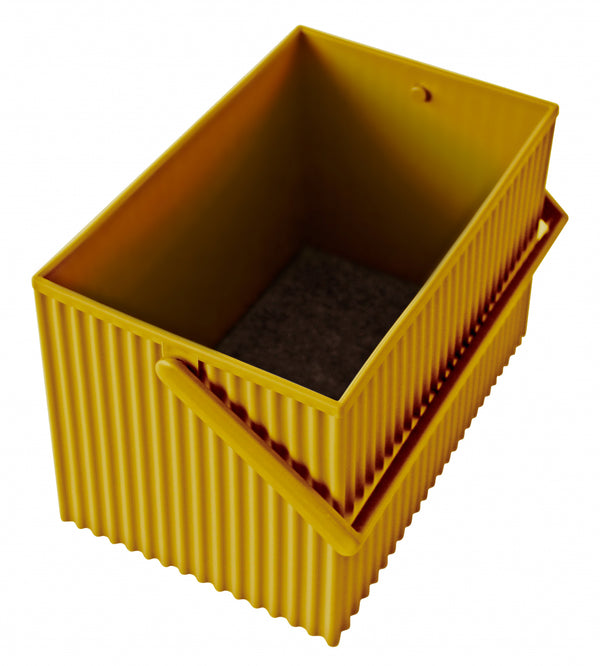 vtwonen Hachiman Omnioffre Opbergdoos - M - Geel