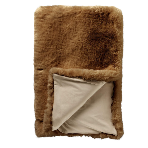 vtwonen Hoii plaid Juliette - 140x180 cm - Otter - Bruin