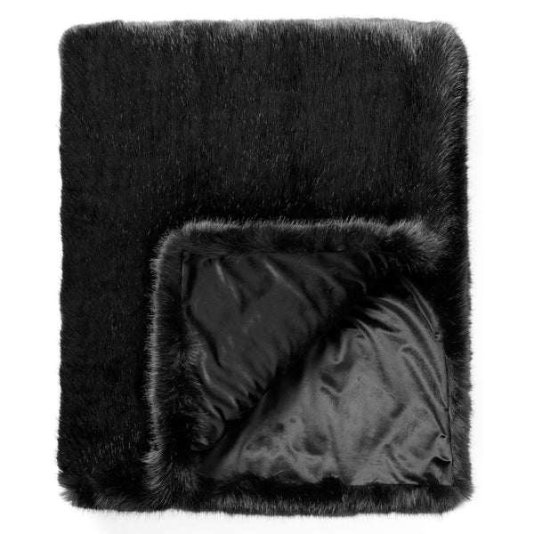 vtwonen Hoii plaid Juliette - 140x180 cm - Raven - Zwart