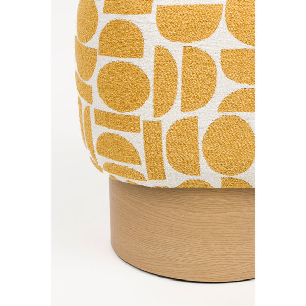Vtwonen Housecraft Living Cyril Poef/ Krukje Geel
