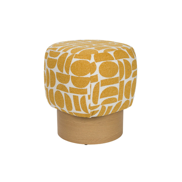 Vtwonen Housecraft Living Cyril Poef/ Krukje Geel