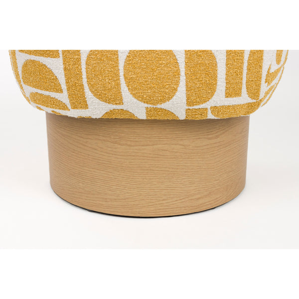 Vtwonen Housecraft Living Cyril Poef/ Krukje Geel