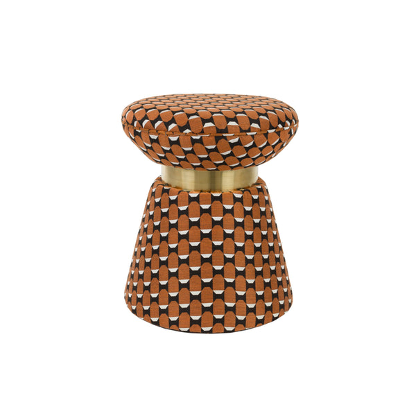 vtwonen Housecraft Living Pin Poef/ Kruk - Blauw