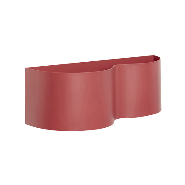 Vtwonen Hübsch Bloempot Wave - Ijzer - 40x16xh14cm