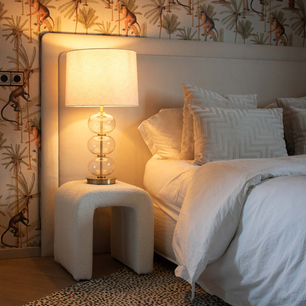 Vtwonen Kick Poef Ylva - Wit