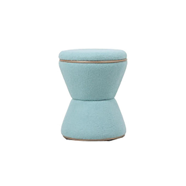 Vtwonen Leitmotiv Poef Gustar - Blauw - 38.5x38.5x43cm