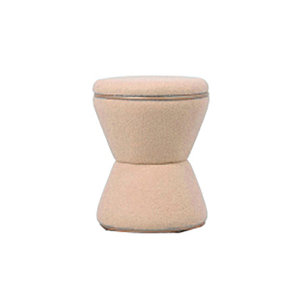 vtwonen Leitmotiv poef Gustar - bruin - 38.5x38.5x43cm