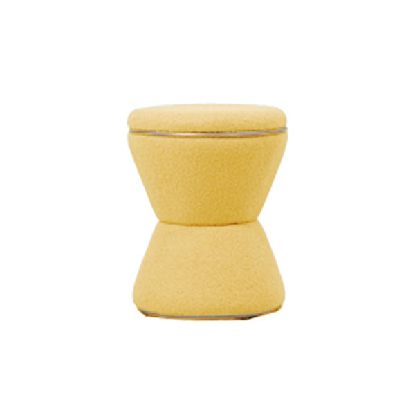 vtwonen Leitmotiv poef Gustar - geel - 38.5x38.5x43cm
